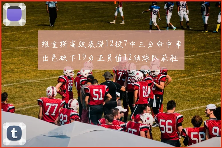 维金斯高效表现12投7中三分命中率出色砍下19分正负值12助球队获胜