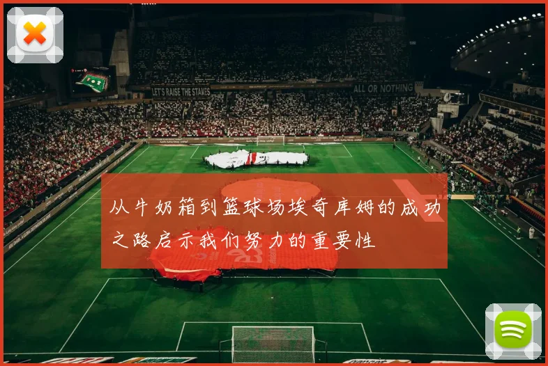 从牛奶箱到篮球场埃奇库姆的成功之路启示我们努力的重要性